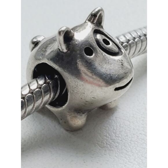Pandora Sterling Silver 925 Spot The Dog Canine Animal Bead Charm - Picture 1 of 12
